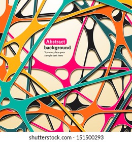 Colorful bright abstract background for your design