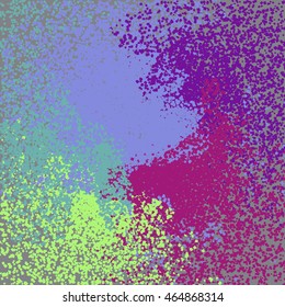 Colorful and bright abstract particle background. Vector illustration.