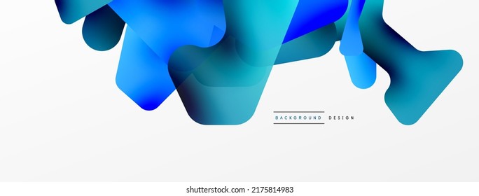 Farbige, helle abstrakte Formen Zusammensetzung. Digitale futuristische Vorlage für Tapeten, Banner, Hintergrund, Karte, Buchillustration, Landungsseite