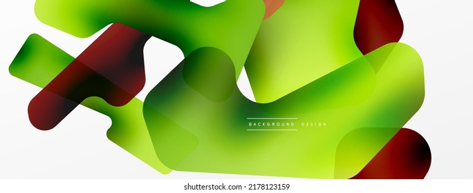 Farbige, helle abstrakte Formen Zusammensetzung. Digitale futuristische Vorlage für Tapeten, Banner, Hintergrund, Karte, Buchillustration, Landungsseite