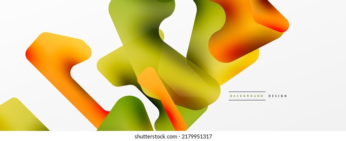 Composición colorida de formas abstractas y brillantes. Plantilla digital futurista web para papel de pared, banner, fondo, tarjeta, libro Ilustración, página de inicio