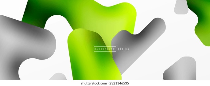 Composición colorida de formas abstractas y brillantes. Plantilla digital futurista web para papel de pared, banner, fondo, tarjeta, libro Ilustración, página de inicio