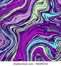 Colorful and bright abstract vector background with curved colorful lines and swirls. Marble texture background. Vector illustration for your graphic design.