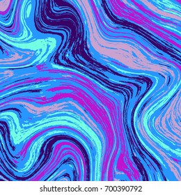 Colorful and bright abstract vector background with curved colorful lines and swirls. Marble texture background. Vector illustration for your graphic design.