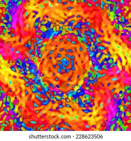 Colorful and bright background with explosion pattern and multiple colors as in rainbow.