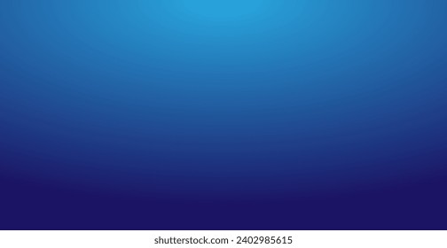 Colorful Bright Blue Gradient Blurry Background. Abstract Art Wallpaper. Vector Illustration