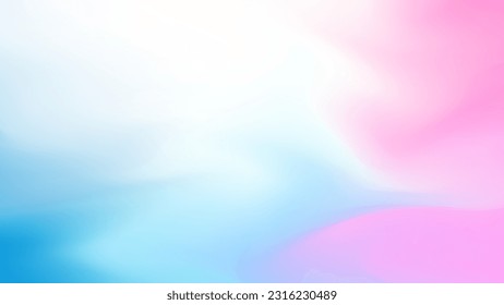 Colorful Bright Blue And Pink Watercolor Abstract Background. Wallpaper. Vector Illustration