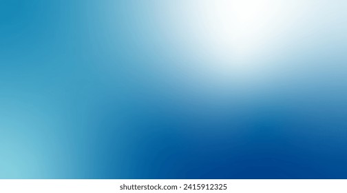 Colorful Bright Blue Watercolor Abstract Background. Wallpaper. Vector Illustration