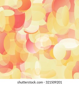 Colorful bright circle polygon background or frame. Abstract Geometrical Backdrop. Geometric design for business presentations or web template. autumn gold yellow white pattern. Illustration.