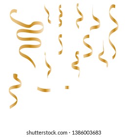 Colorful bright confetti isolated on transparent background.Vector Festive Illustration of Falling Shiny Confetti