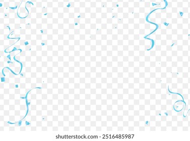 Colorful bright confetti isolated on transparent background. Festive vector illustration , serpentine, gold confetti.for card, party, design, flyer, poster, decor, banner, 