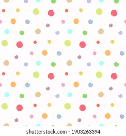 Colorful Bright Dots Pattern Background Design Stock Vector (Royalty ...