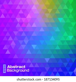 Colorful Bright Geometric Background. Vector illustration 