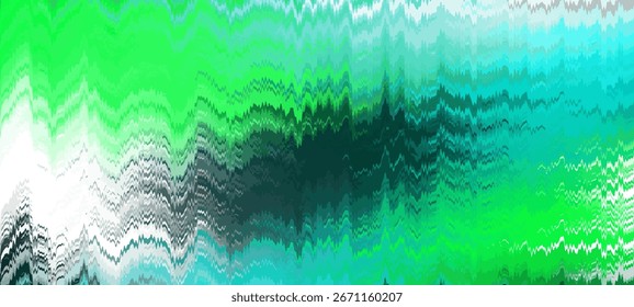 bunte hellgrüne Vektortextur mit Ripple-Formen. Moderne abstrakte Illustration mit Farbverlauf-Zufallsformen.