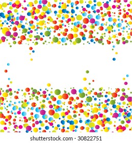 Colorful bright ink splat design