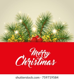 colorful and bright merry christmas background 