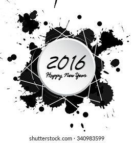 Colorful Bright New Year 2016 Background