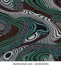 Colorful bright painted vector background of wavy lines. Abstract silk scarves fashion. marble, wallpaper, geometric pattern, scarf, rug, pillow, bandana, fabric textile, clothing, kerchief prints etc