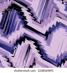 Colorful bright painted vector background of wavy lines. creative brush stroke art. marble, canvas, geometric pattern, scarf, rug, pillow, fabric, kerchief prints etc. illustration vector image
