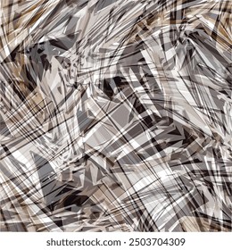 Colorful bright painted vector background of wavy lines. creative brush stroke art. marble, canvas, geometric pattern, scarf, rug, pillow, fabric, kerchief prints etc. illustration vector image
