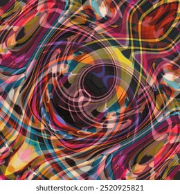 Fondo de Vector pintado brillante colorido de líneas onduladas. Mármol, Fondo de pantalla, patrón geométrico, bufanda, alfombra, almohada, pañuelo, tela, Abstractas, estampados de pañuelos, etc