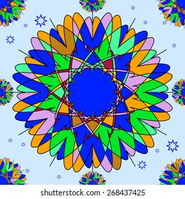 Colorful, bright pattern, seamless texture, pattern.