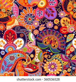 Colorful bright seamless pattern