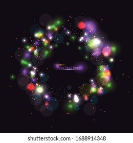 colorful bright shine background for your design