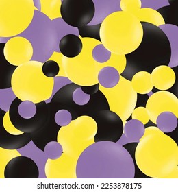 Colorful bright spheres background. EPS 10