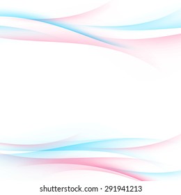 Colorful bright swoosh smooth wave background border gradient certificate layout. Vector illustration