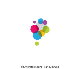 Colorful bright symbol illustration