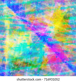 Colorful bright texture from transparent triangles. Seamless pattern. Abstract vector background for web page, banners, fabric, home decor, wrapping.