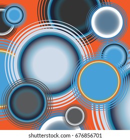 Colorful, bright, unique, geometric, abstract design. Vector texture. Perfect for stunning Wallpapers and backgrounds are gorgeous.