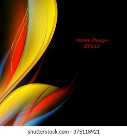 colorful bright vector background with copy space. Eps10