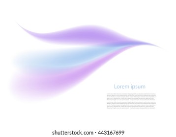 Colorful bright waves