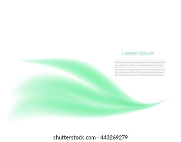 Colorful bright waves