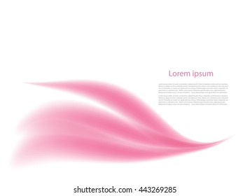 Colorful bright waves
