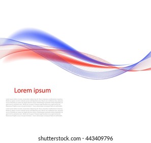 Colorful bright waves