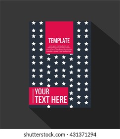 Colorful brochure