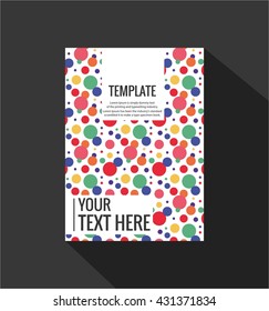 Colorful brochure