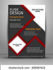 Colorful Brochure vector design. Flyer template for business, education, presentation, magazine cover. eps10