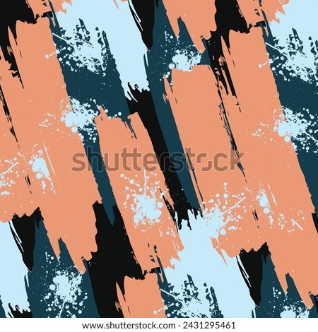 Colorful brush background. Abstract background. vector illustration.