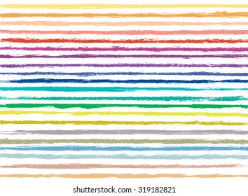 Colorful brush stroke pattern.Grunge stripes pattern.Vector illustration.