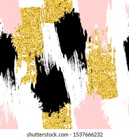 Colorful brush stroke texture Brush stroke texture. Pastel seamless stroke background. Abstract pattern.