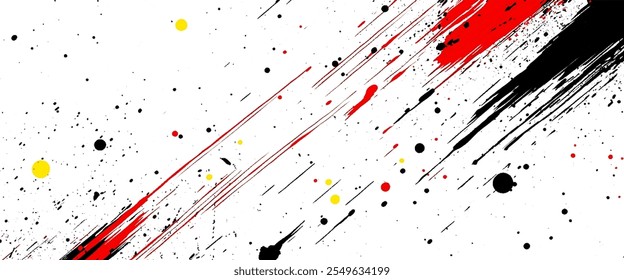 Pinceladas coloridas con rasguño para el diseño	
