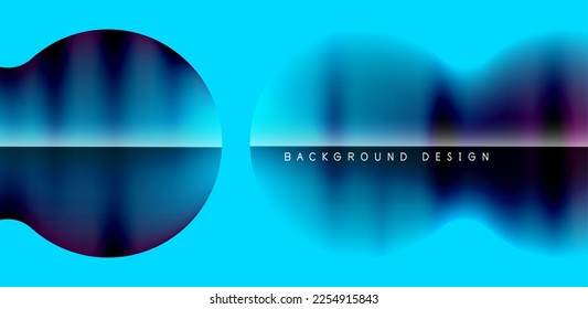 Colorful bubble abstract background with shadow effects. Minimalist geometric vector Illustration For Wallpaper, Banner, Background, Card, Book Illustration, landing page