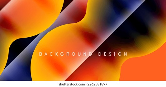 Colorful bubble abstract background with shadow effects. Minimalist geometric vector Illustration For Wallpaper, Banner, Background, Card, Book Illustration, landing page