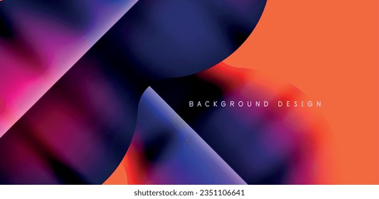 Colorful bubble abstract background with shadow effects. Minimalist geometric vector Illustration For Wallpaper, Banner, Background, Card, Book Illustration, landing page