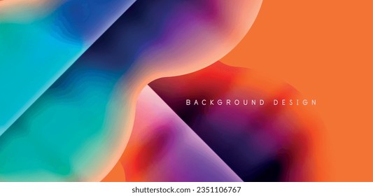 Colorful bubble abstract background with shadow effects. Minimalist geometric vector Illustration For Wallpaper, Banner, Background, Card, Book Illustration, landing page