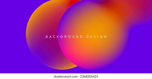 Colorful bubble abstract background with shadow effects. Minimalist geometric vector Illustration For Wallpaper, Banner, Background, Card, Book Illustration, landing page